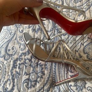 Christian Louboutin - Strappy Silver